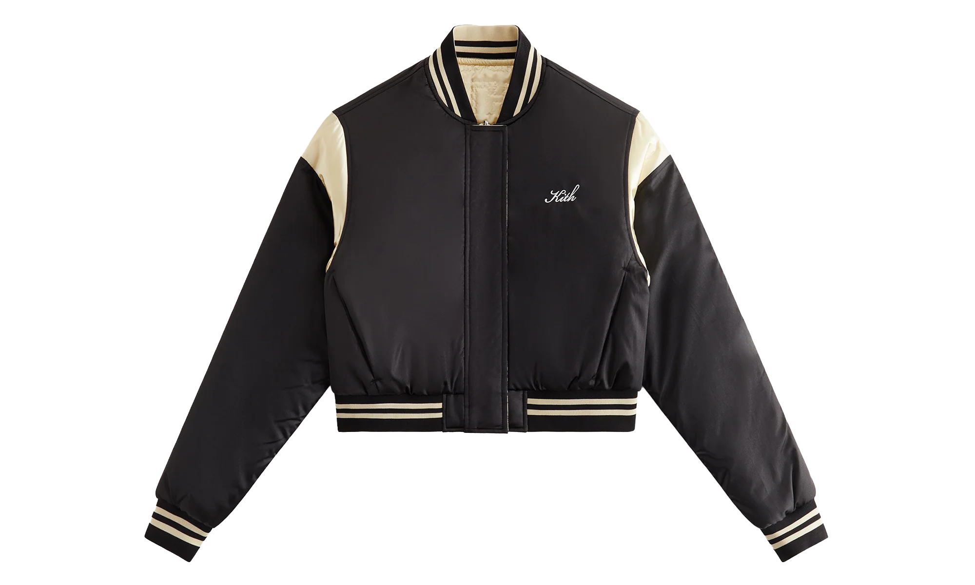 Landry Varsity Cropped Bomber "Black" khw010187 001