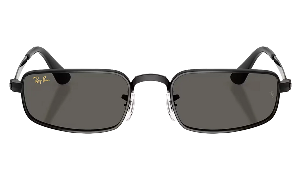 Ray-Ban Bold Metals "A$AP Rocky - Polished Black with Dark Grey Lens" RB3927 002 J5