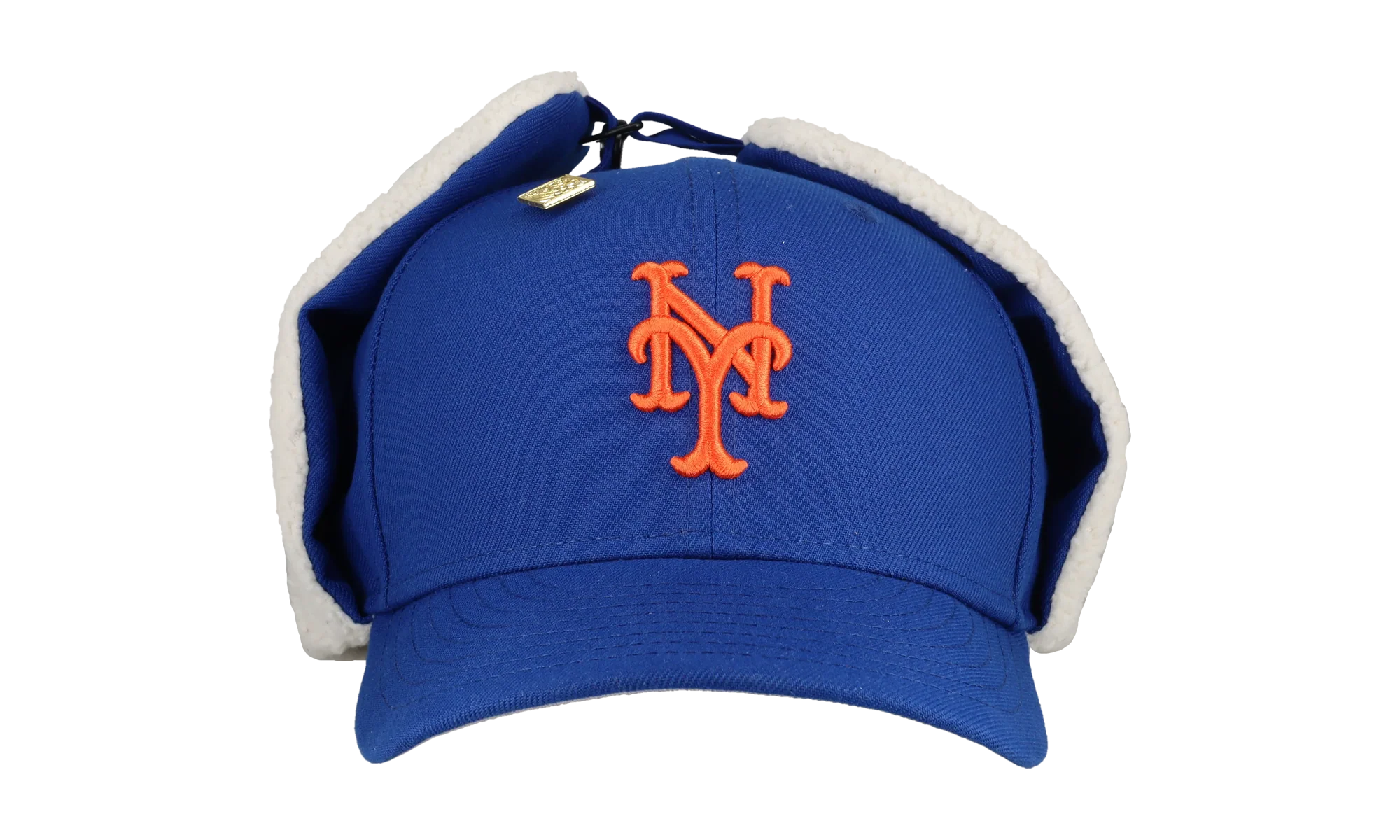 59FIFTY New York Mets Ear Flap Trappers Fitted Hat "Blue / White" NE201