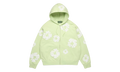 Cotton Wreath Zip Hoodie "Mint" DT616