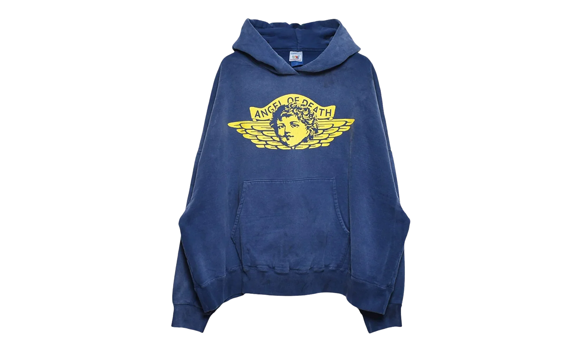 Angel of Death Logo Hooded Sweatshirt "Navy" SM YS1 0000 044