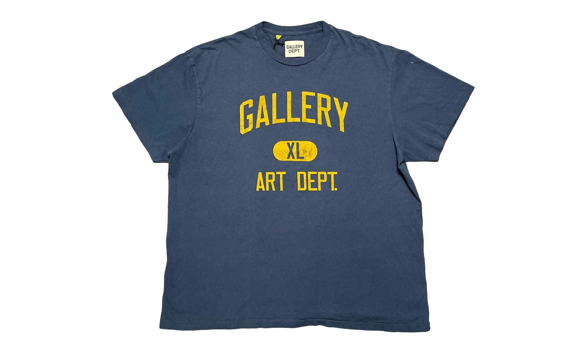 Art Dept Short Sleeve Tee Shirt "Navy Yellow" GDADSSTSNY