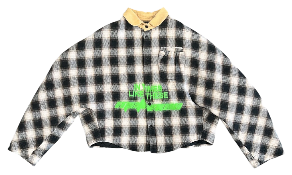 In Times Like These Abraxas Shirt "Black Plaid" ITLA SI00 BLAC
