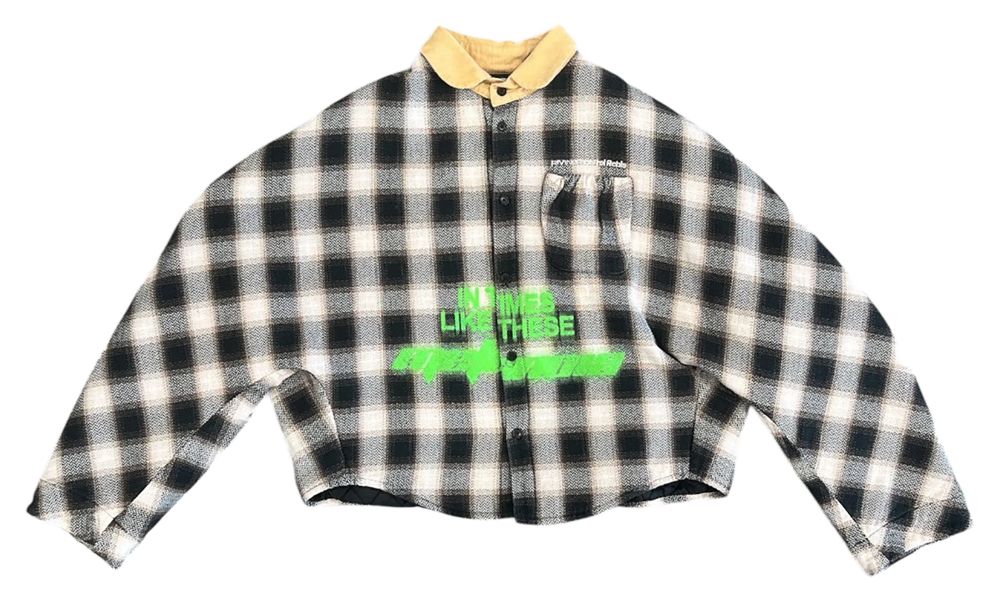 In Times Like These Abraxas Shirt "Black Plaid" ITLA SI00 BLAC