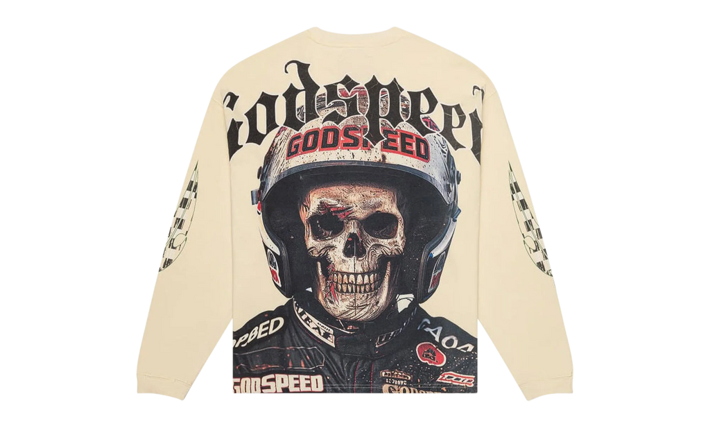 Crash Out L/S T-shirt "Bone" RUXIO7C8