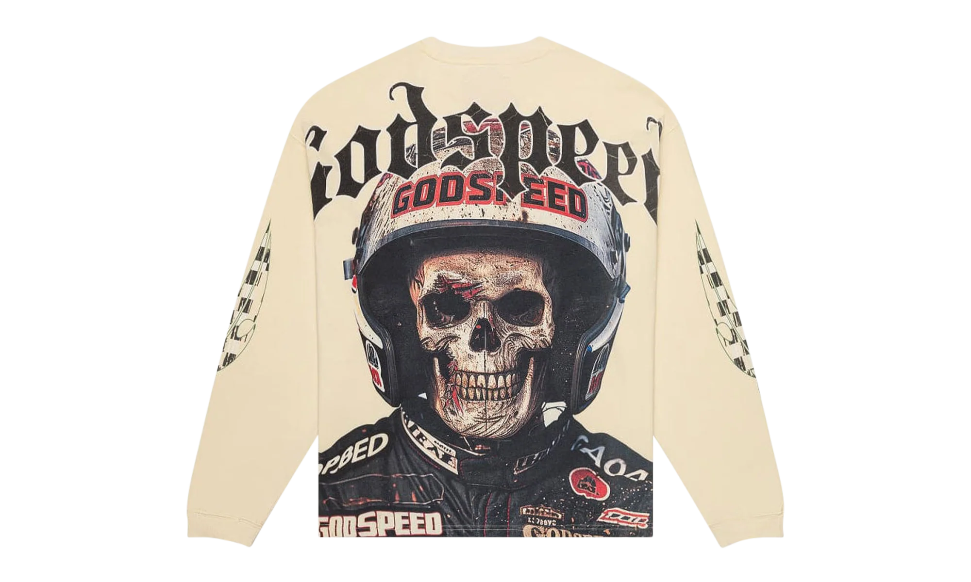 Crash Out L/S T-shirt "Bone" RUXIO7C8