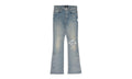 Broken Flare Skinny Jeans "Blue" PF22MDF092_CLAY_INDIGO