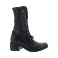 Opie 548213-201 Womens Black Leather Lace Up Casual Dress Boots