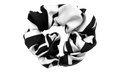 Silk Scrunchie "Black / White" CHRM0862