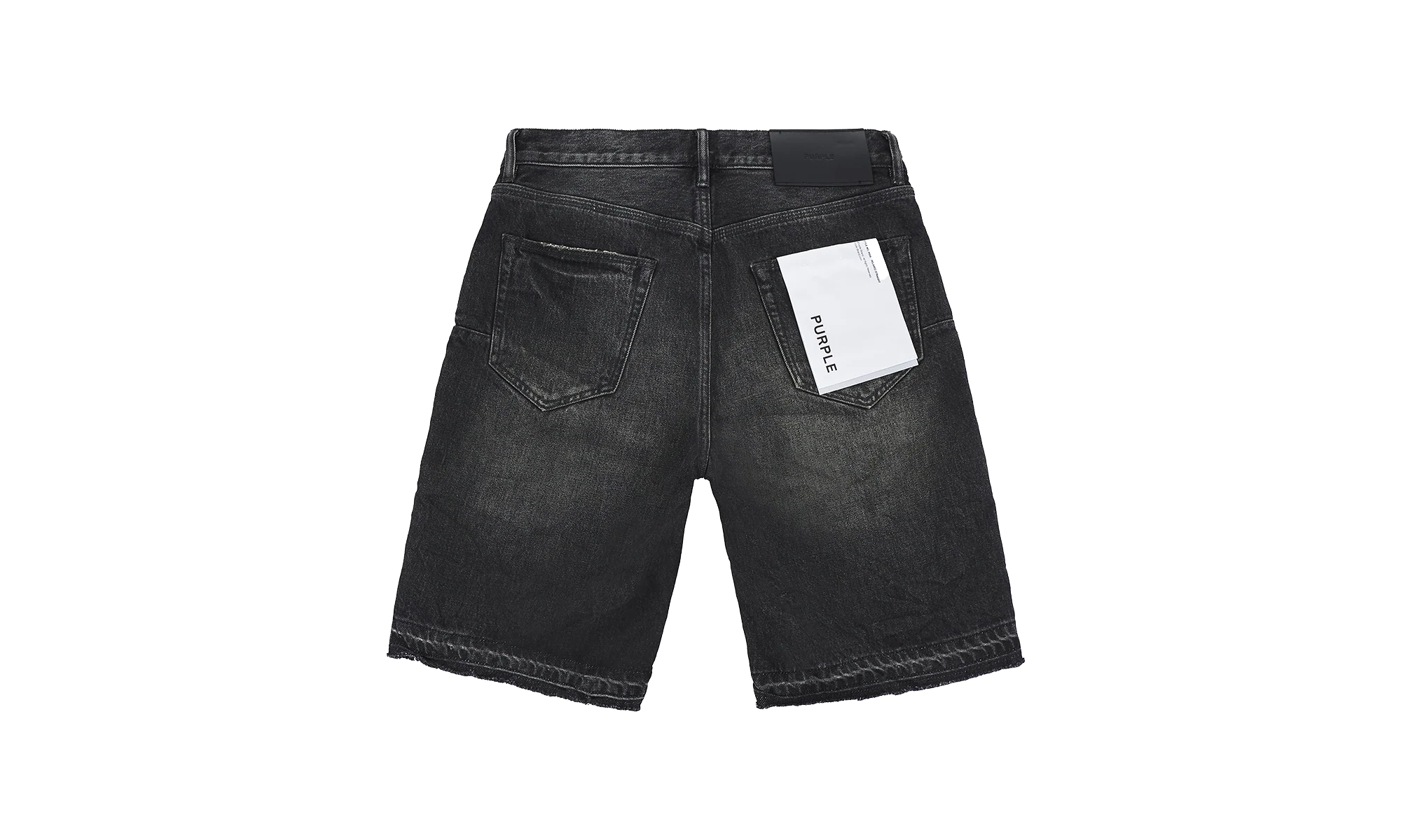 Smoke Worn Vintage Short "Black" P059 SWVB325