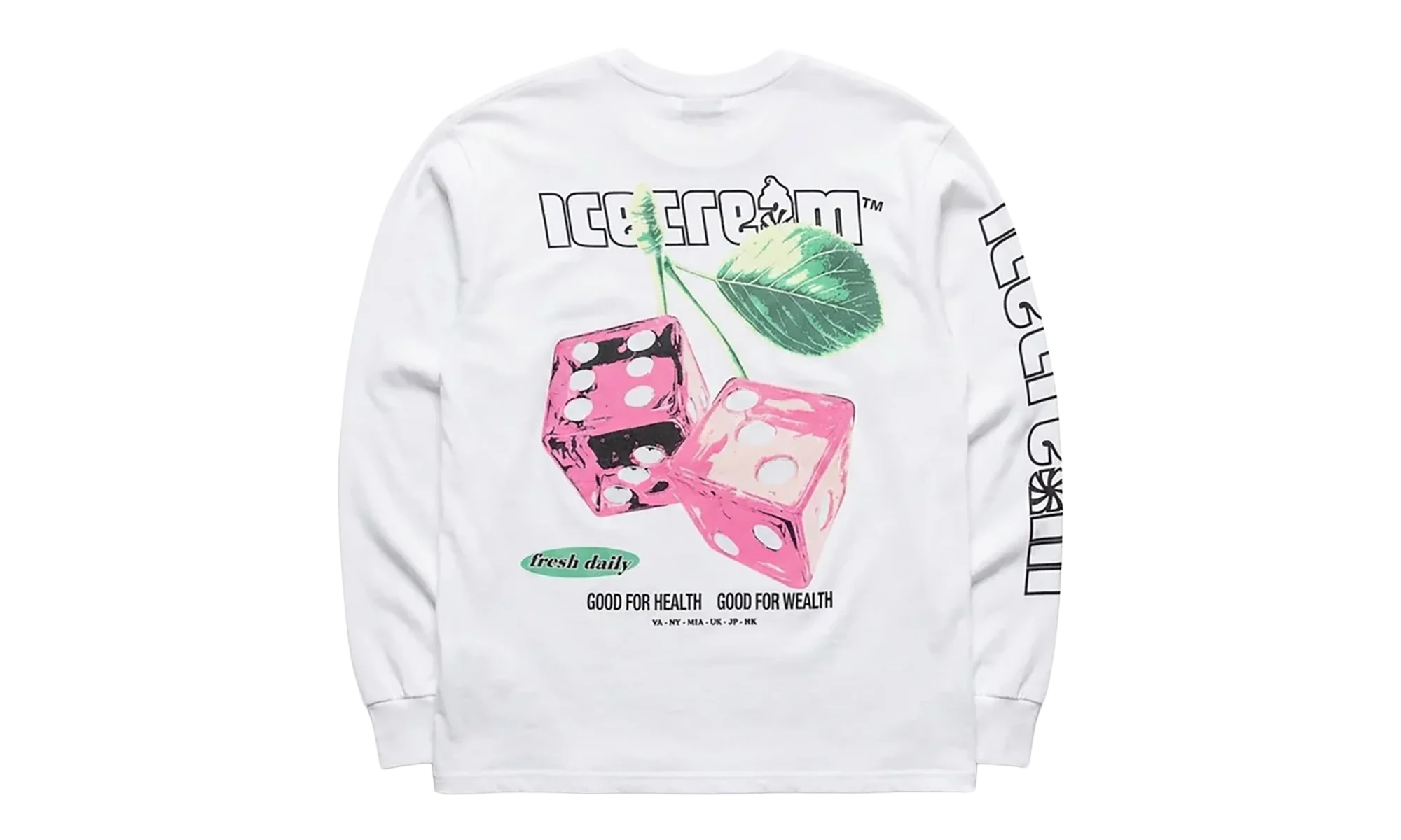 Dice LS Tee "White" 461 1308 100