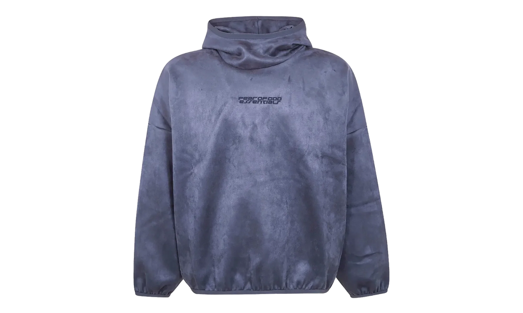 Suede Fleece Modern Hoodie "Iron Grey" 192HO256942F
