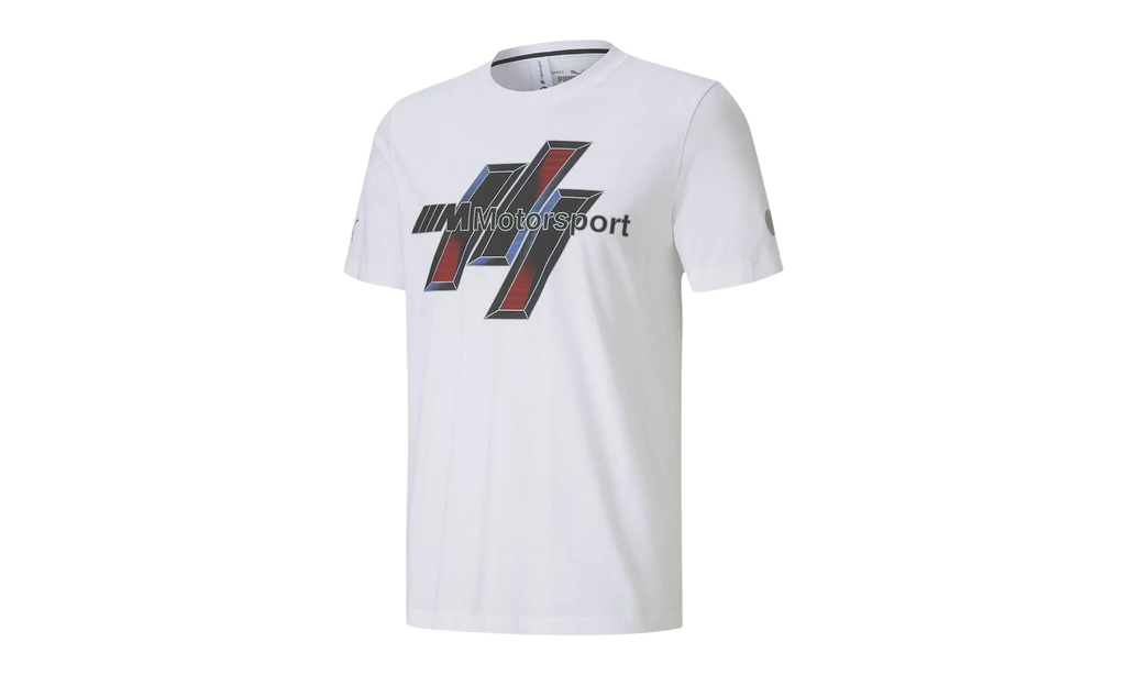 BMW Motorsport Life Graphic Tee "Puma White" 597987 02