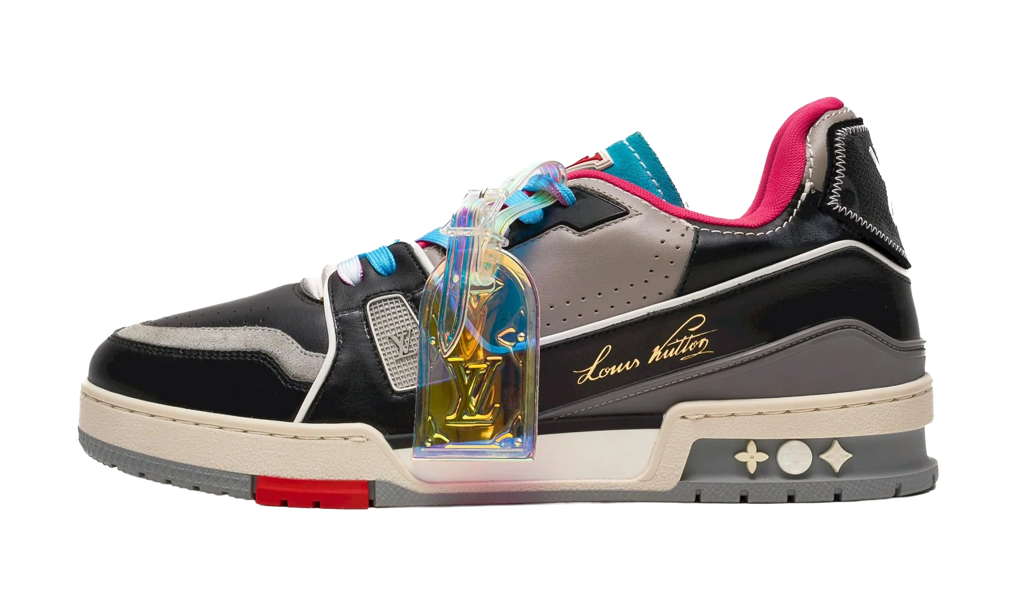LV Trainer Low "Black/Pink" 1A8Q9Y