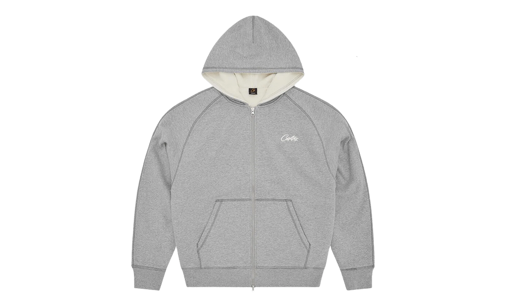 Thick Stitch Allstarz Zip Up Set "Grey" CO12
