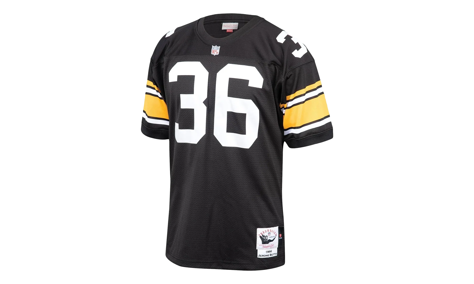NFL Jerome Bettis Authentic Jersey "1996 Pittsburgh Steelers - Black" AJY6GS19016 PSTBLCK96JBT