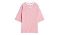 KNIT T-SHIRT "PINK CHINÉ" RM TS0026 J098 P24 340