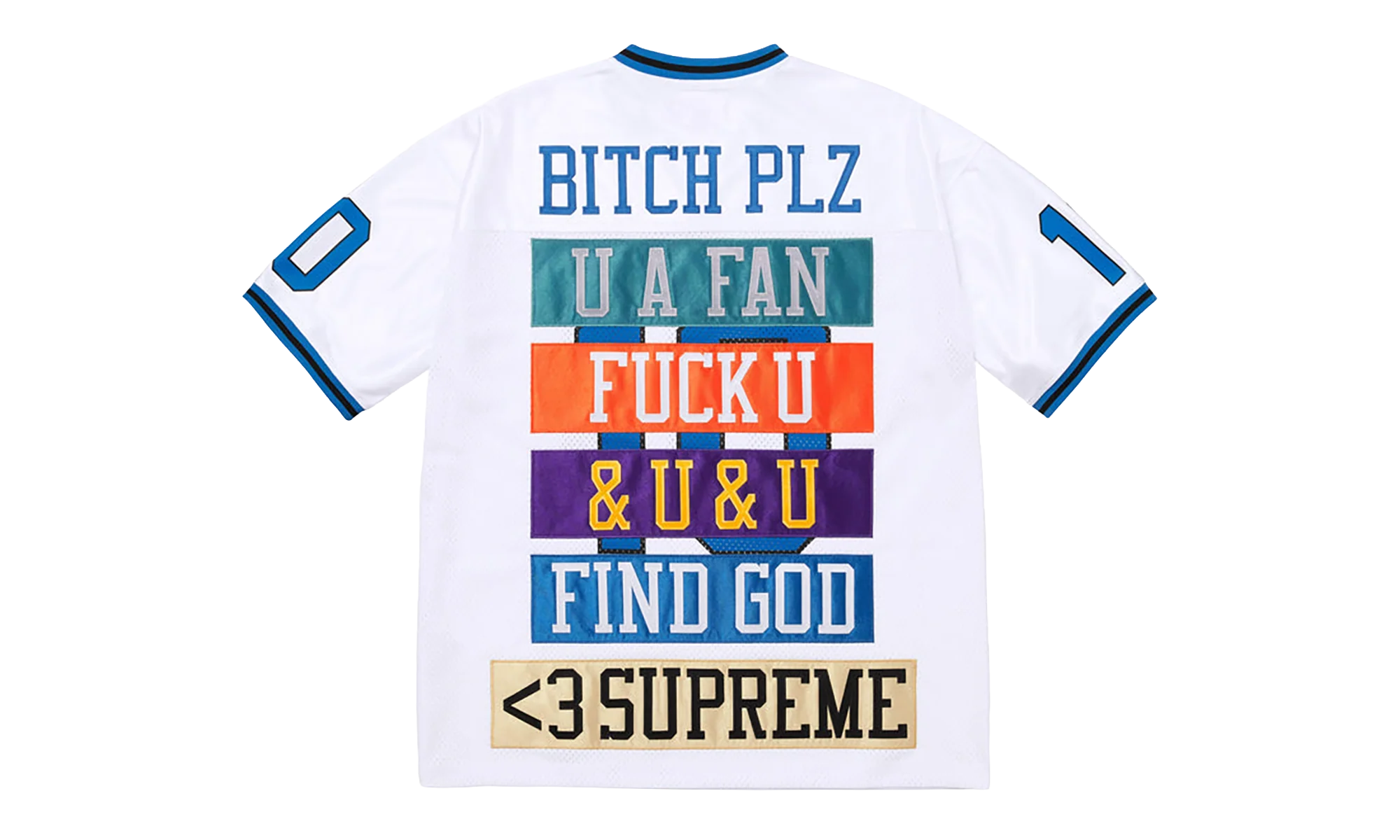 Find God Football Jersey "SS26 - White" SU27067