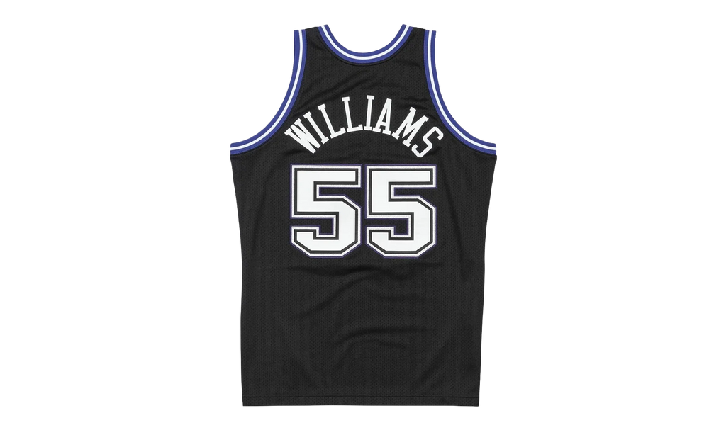 NBA Jason Williams Authentic Jersey "1998 Sacramento Kings - Black" AJY4LG19022 SKIBLCK98JWI