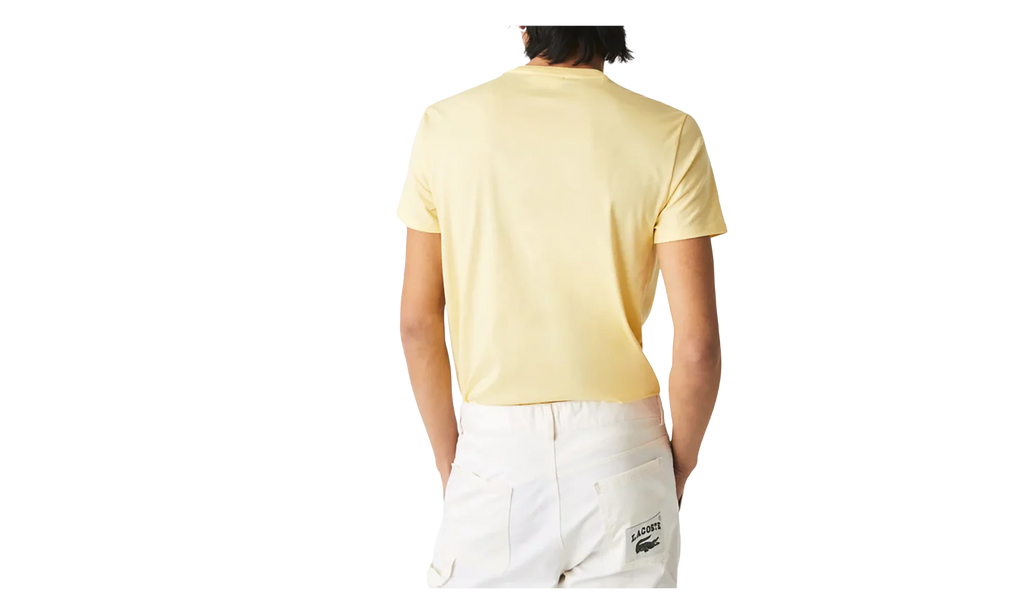 Crew Neck Pima Cotton Jersey T-shirt "Yellow" TH6709 6XP