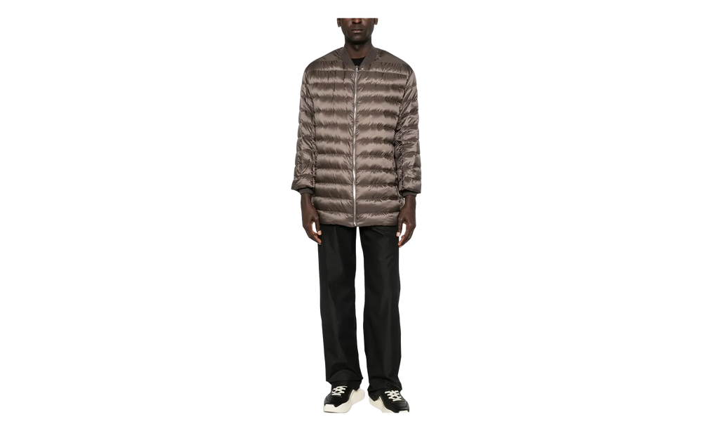 Rick Owens Woven Flight Parka Jacket "Dark Dust" MON35