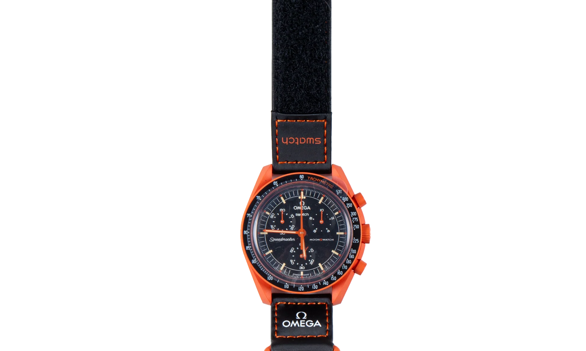Swatch x Omega Bioceramic Moonswatch "Mission On Earth Lava" SO33O100