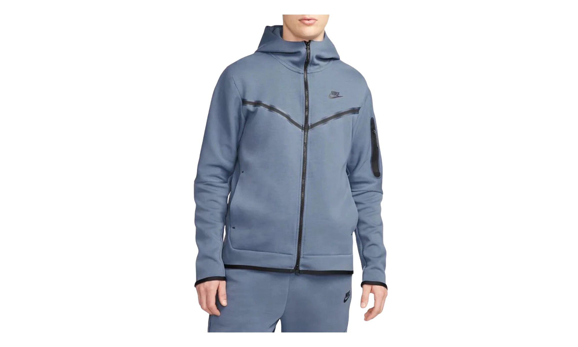 Sportswear Tech Fleece Full-Zip Hoodie "Diffused Blue" CU4489 491