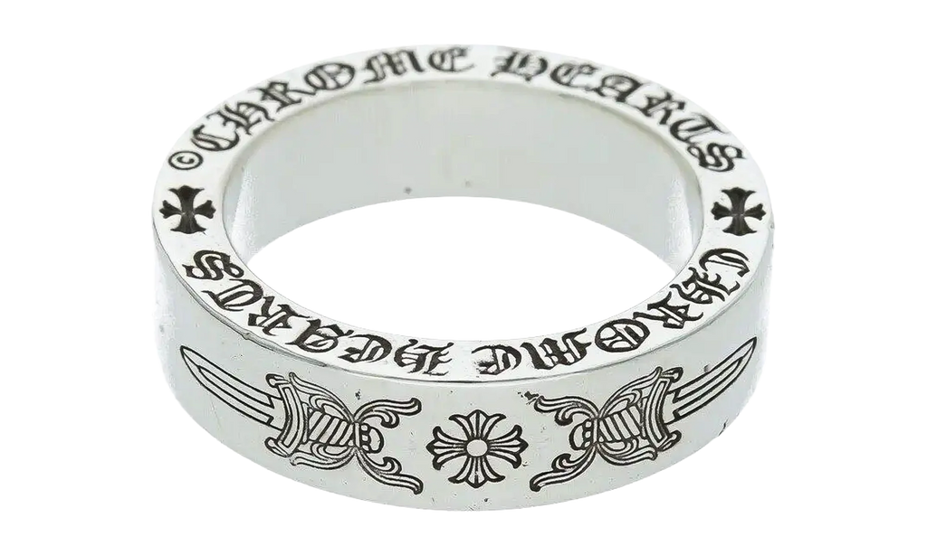 Spacer Dagger Ring "Silver" CHRM1151