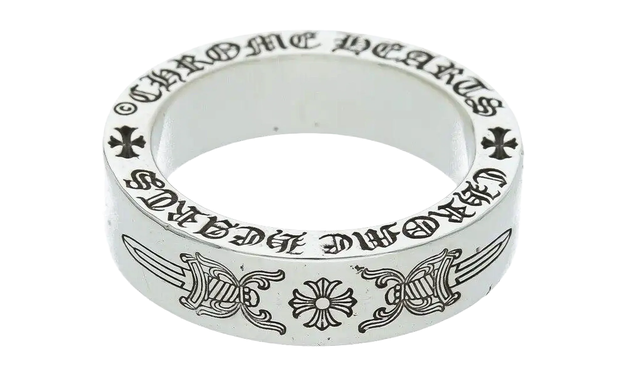 Spacer Dagger Ring "Silver" CHRM1151