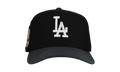 9FIFTY Los Angeles Dodgers 40th A Frame Snapback Hat "Black / Graphite" NE145
