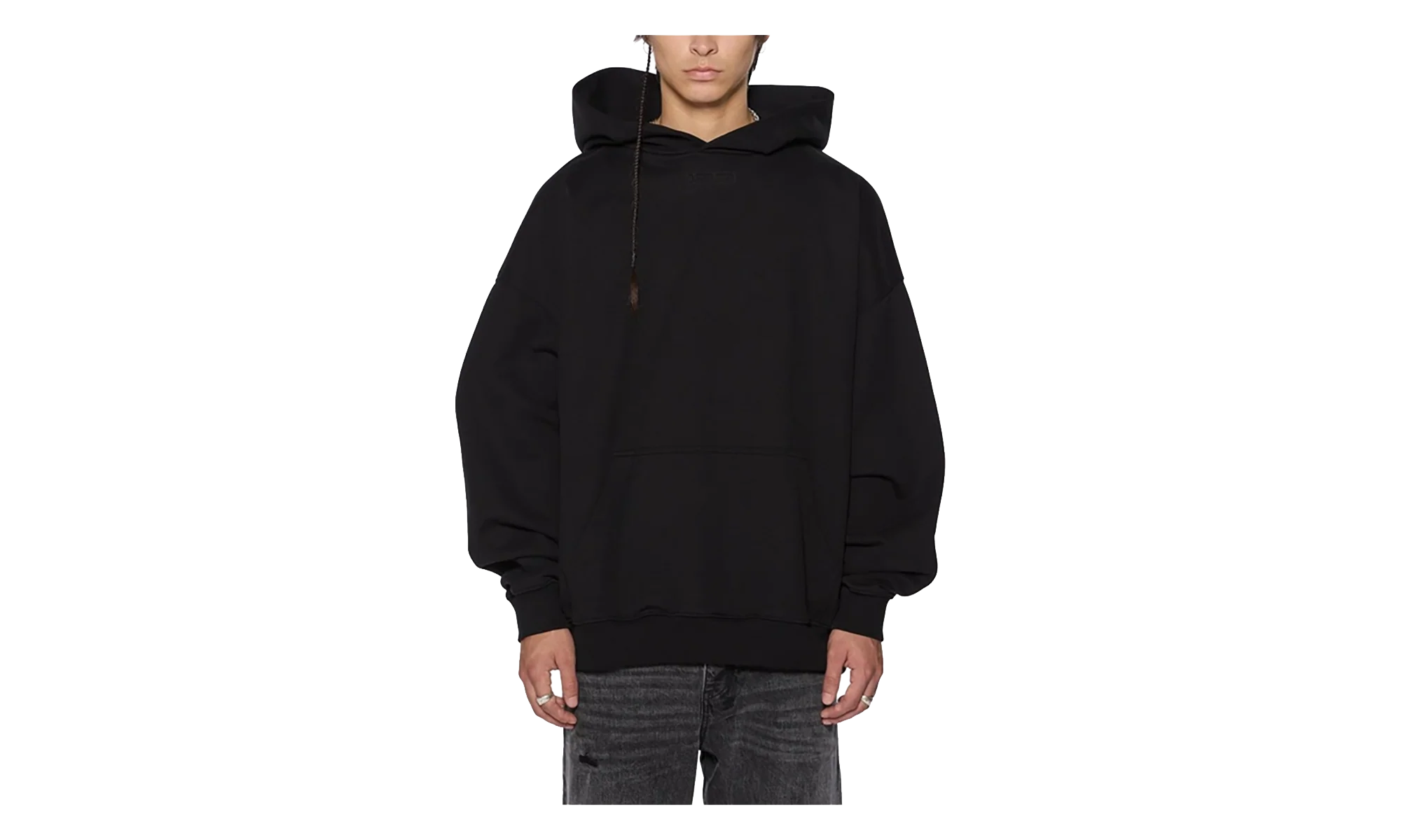 Intruder Ekcess Hoodie "Jet Black" MSP25FL015