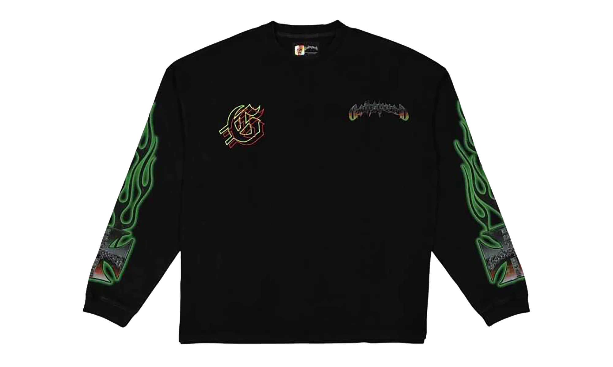 Biker Nation Long-Sleeve T-Shirt "Black Wash" GS148