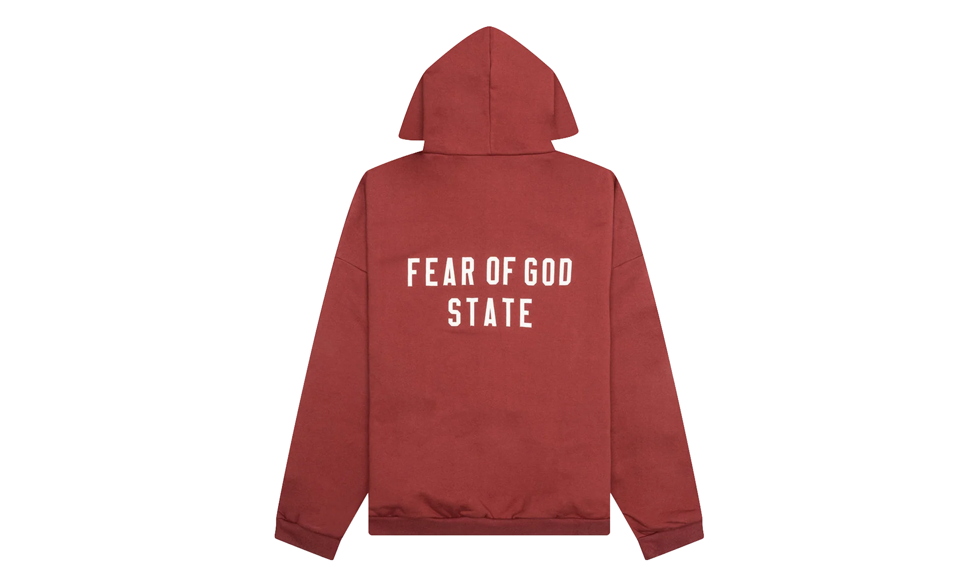 Heavy Fleece Full Zip Hoodie "Crimson" 192BT246246F