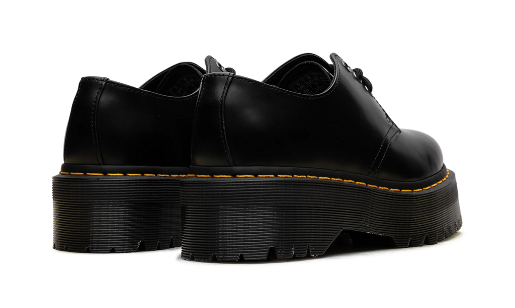 1461 Quad Polished Smooth Leather Derby "Black" 25567001
