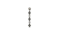 Tiny E Plus 3 Link Earring Drop "Single Earring - Silver" CHRM0669