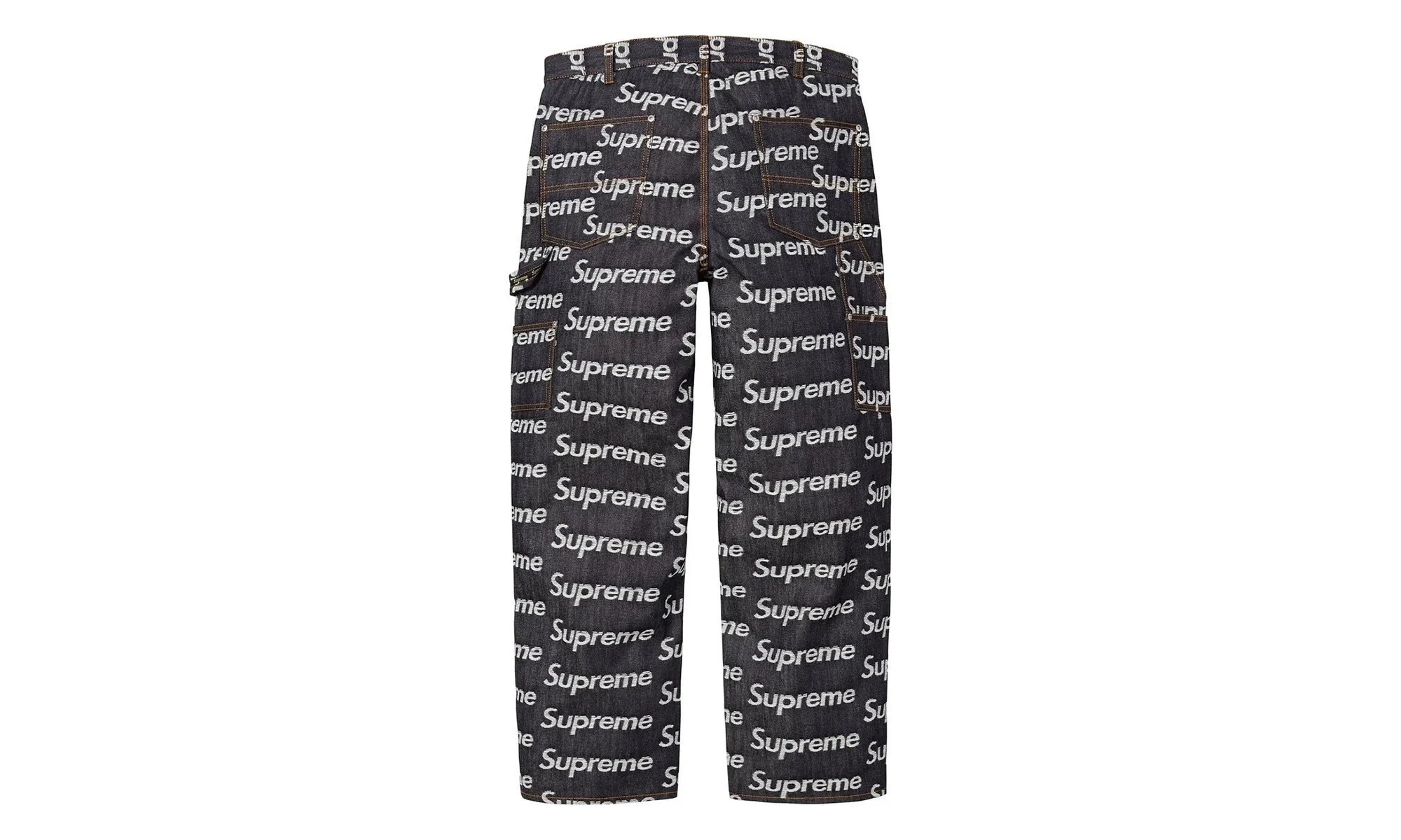 Jacquard Logos Double Knee Denim Painter Jeans "FW25 - Rigid Indigo" SU26912