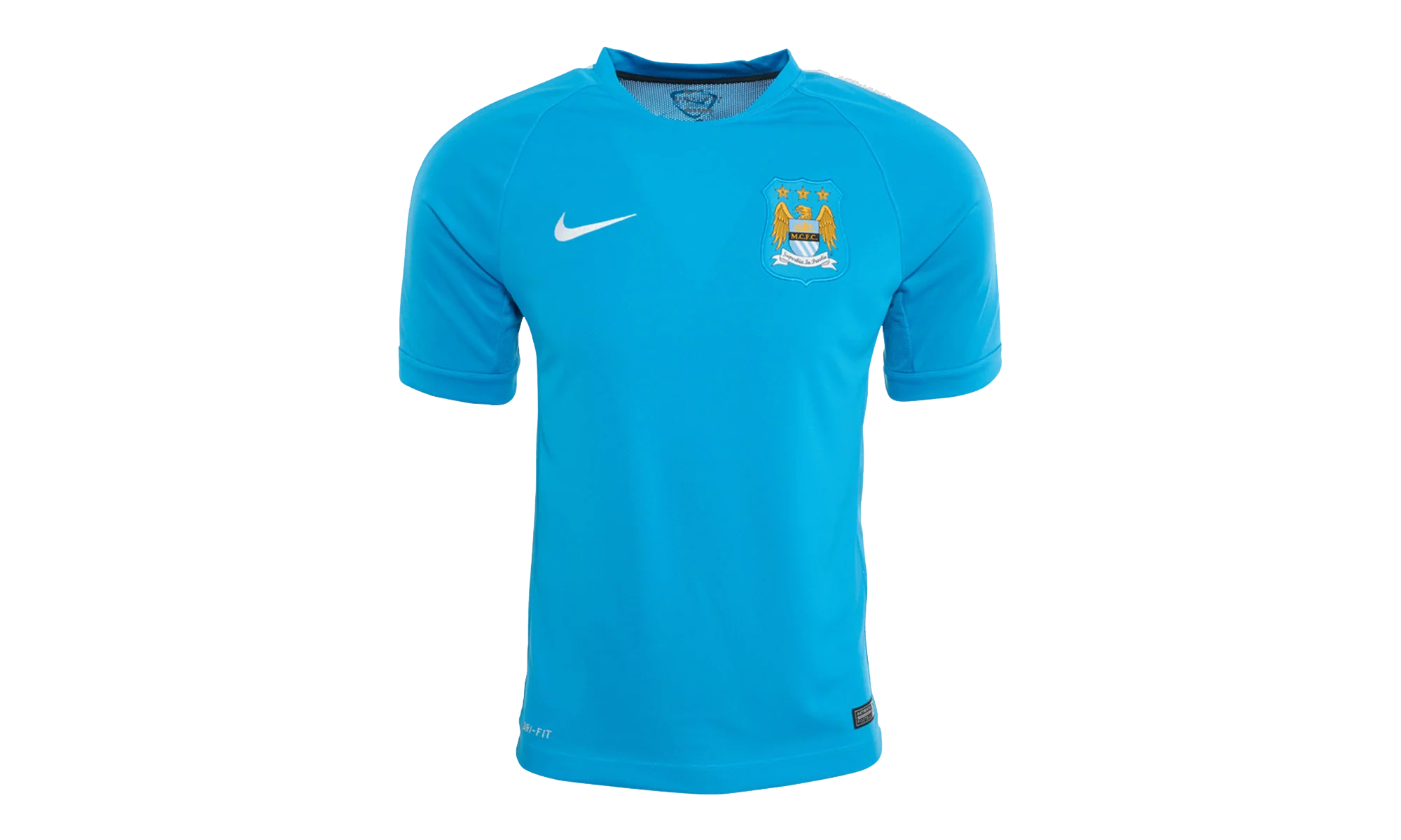 Manchester City Squad Short Sleeve Training Top "Vivid Blue / White" 610487 416