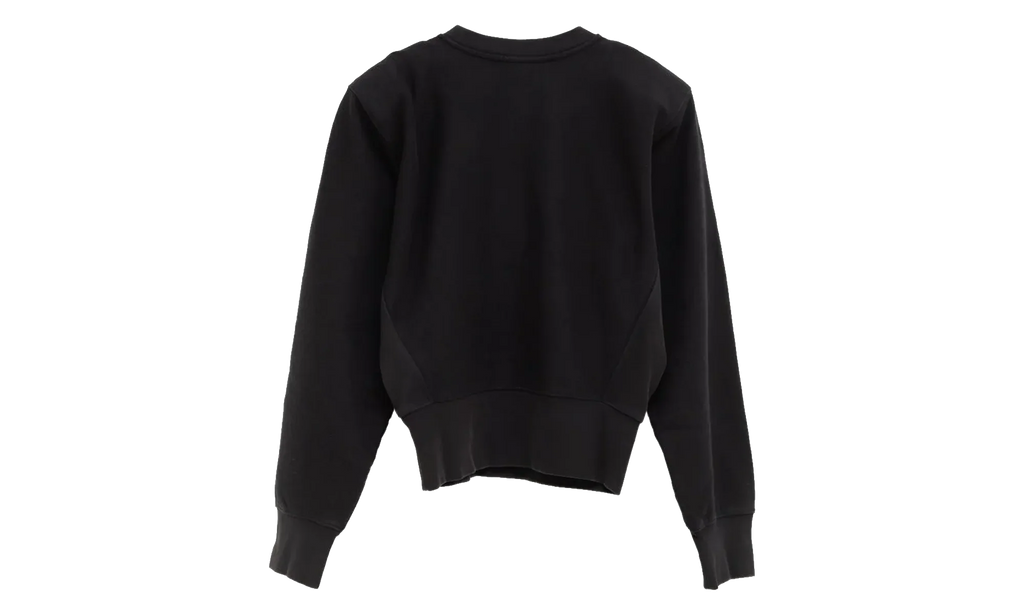 Logo Sweatshirt with Shoulder Pads "Black" VAQ10T015