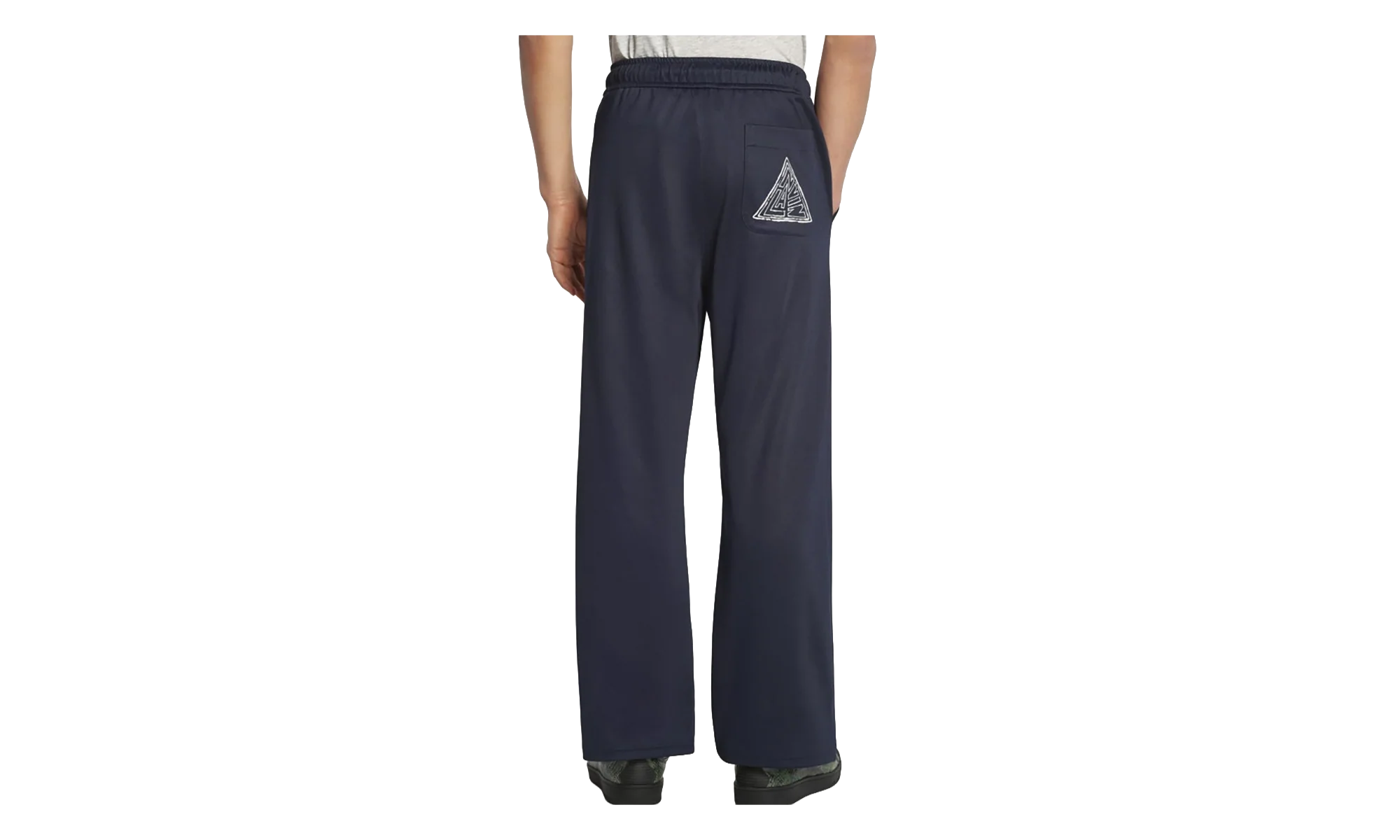 WIDE-LEG JOGGERS WITH STRIPE "Navy" RM TR0055 J132 A22 291