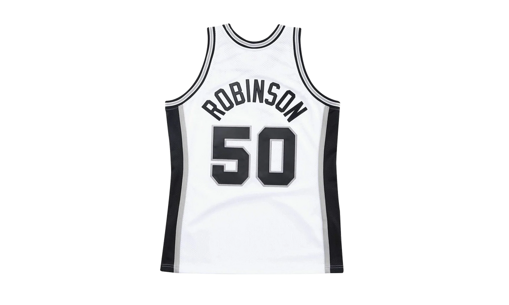 NBA David Robinson Authentic Jersey "1998 San Antonio Spurs - White" AJY4EL18028 SASWHIT98DRB