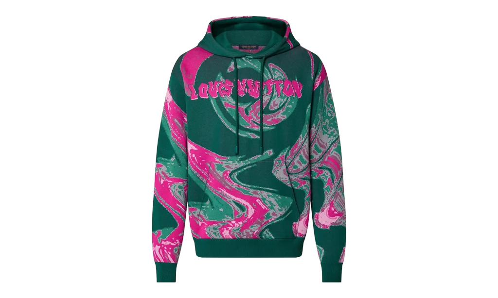 Splash Logo Hooded Sweatshirt "Green/Pink" 1ABJ33
