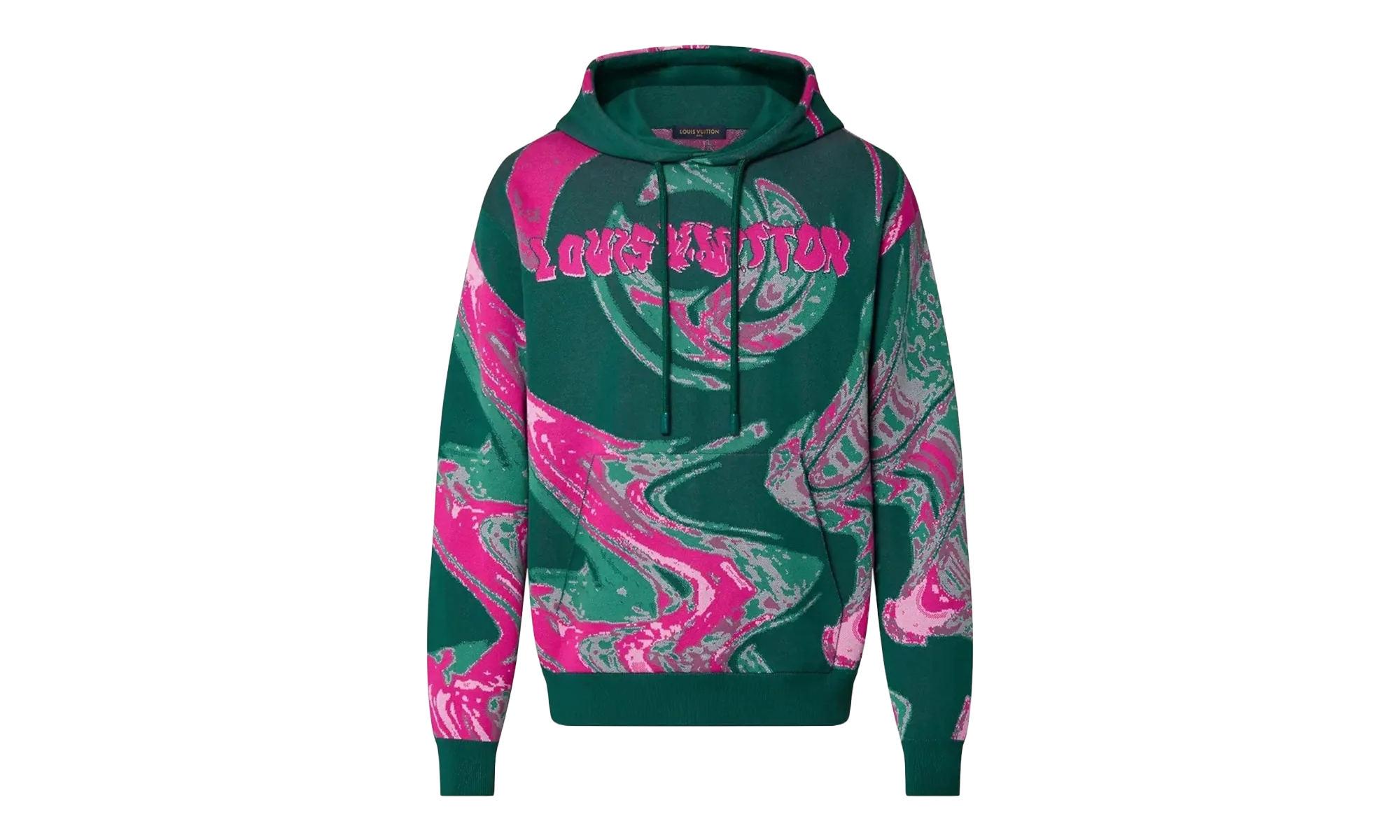 Splash Logo Hooded Sweatshirt "Green/Pink" 1ABJ33