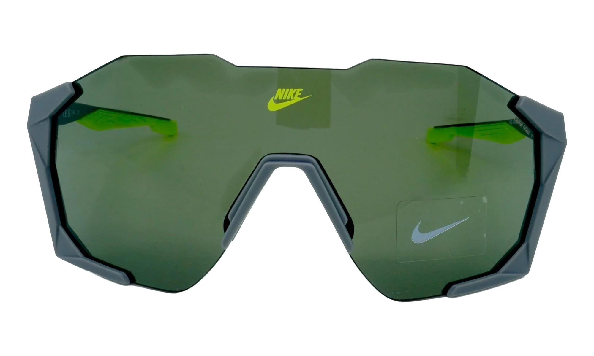 Charged Shield Sunglasses "Matte Smoke Grey / Green" IB3518X 084