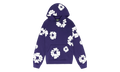 Cotton Wreath Hooded Sweatshirt "Purple" DT376