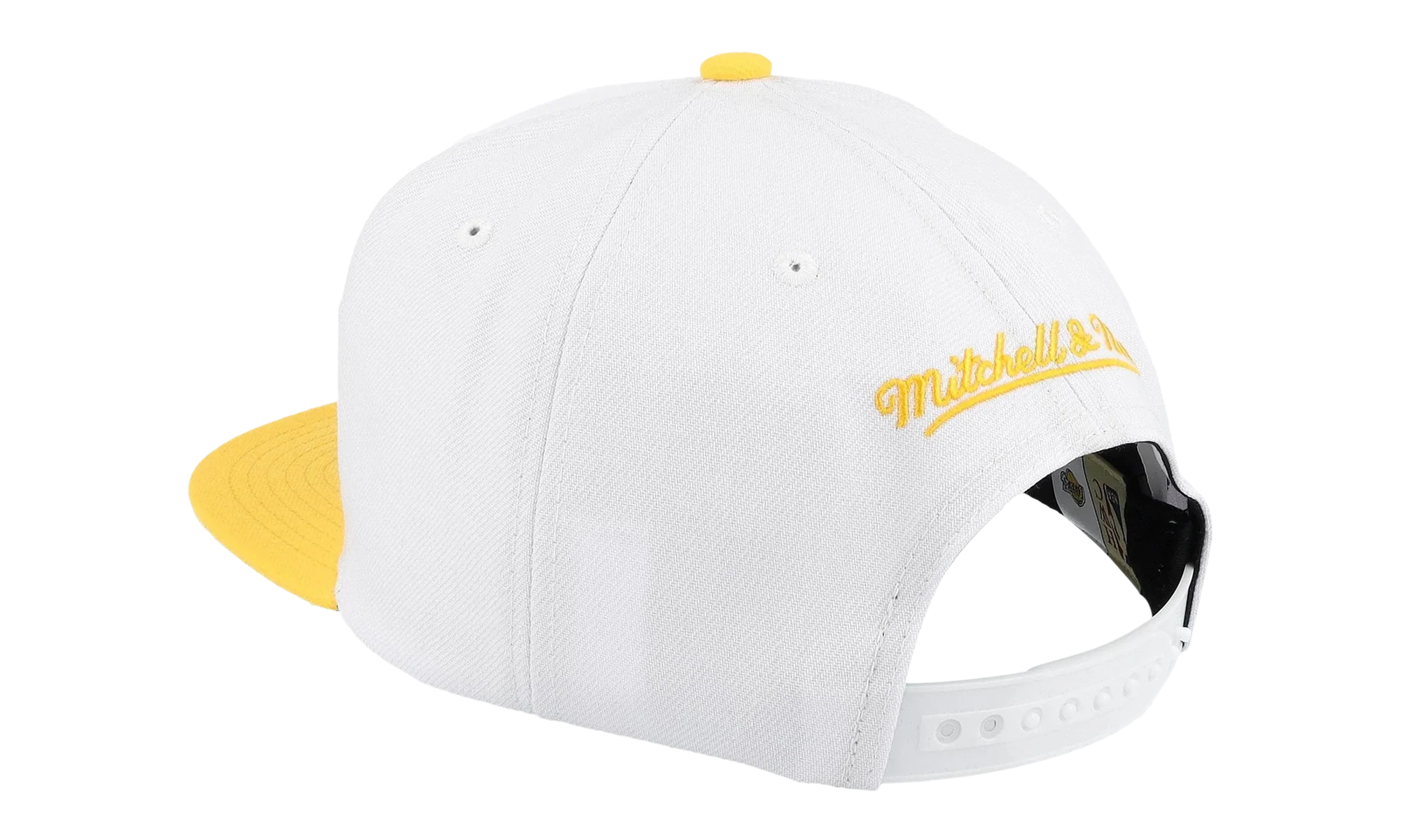 NBA Hardwood Classics 00-02 Champ Flipside Snapback Cap "Los Angeles Lakers - White / Yellow" HS8705 LALWHYW