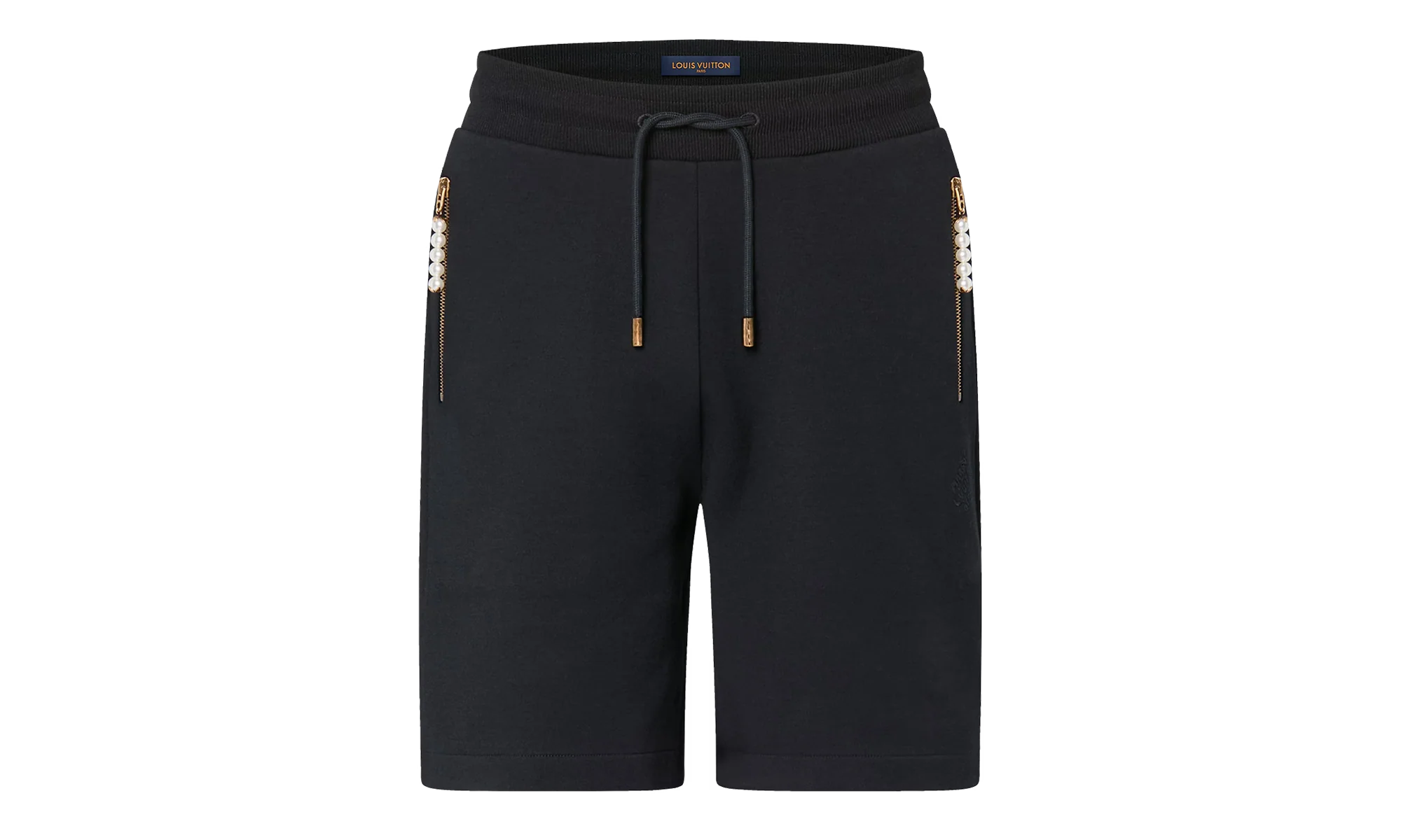 Icons Embroidered Sweatshorts "Black" 1AGJQY