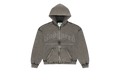 Studded OG Logo Hoodie "Grey Wash" GS009