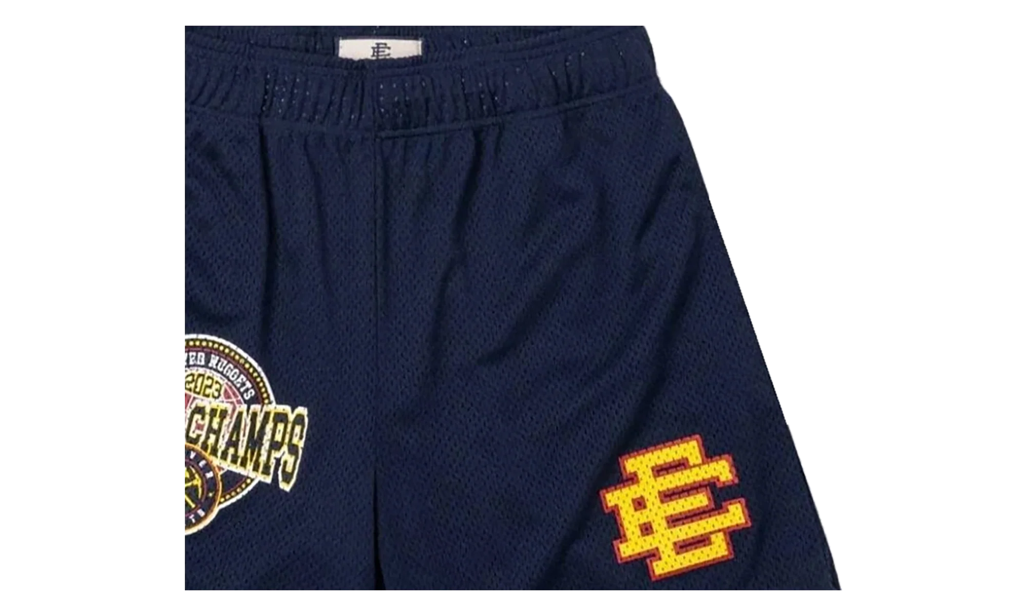 EE BASIC SHORT "DENVER NUGGETS 2023 CHAMPIONSHIP - Navy/ Yellow" EE669