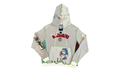 Hollywood Hoodie "Heather Grey / Multicolor" BWA109