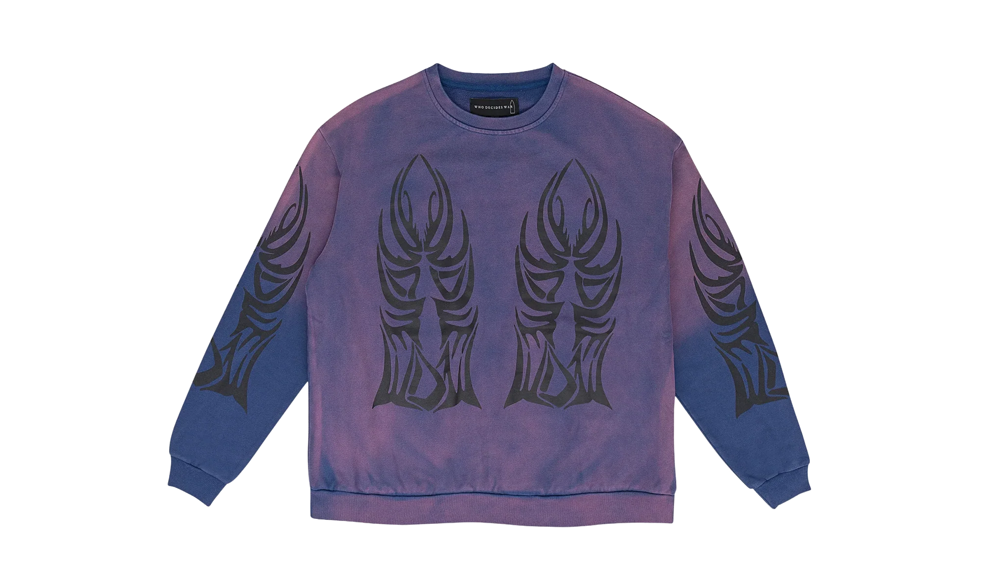 WINGED LOGO CREWNECK SWEATER "Purple" 1110540021SS24